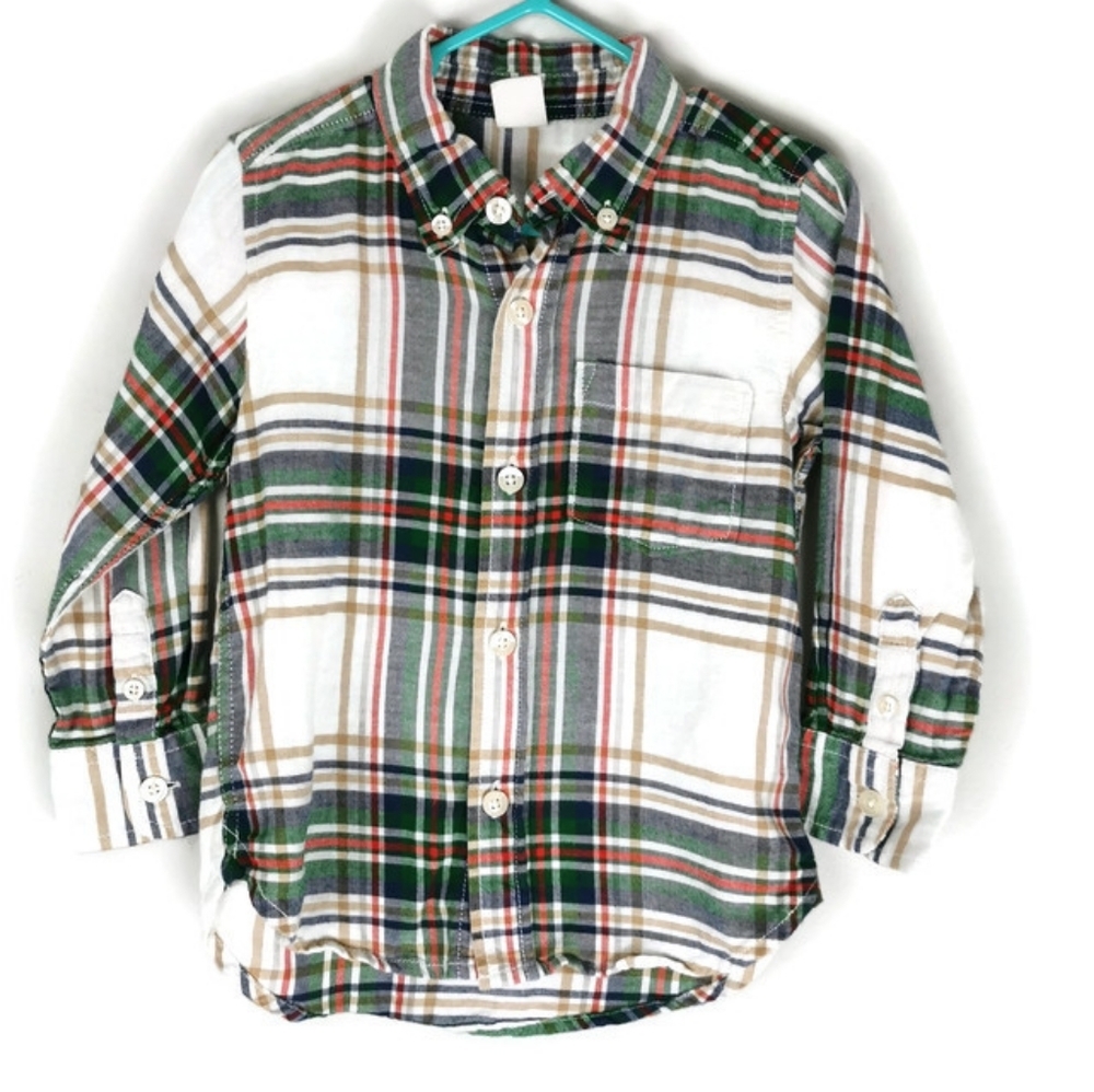 Baby‎ Gap Flannel Plaid Shirt 2